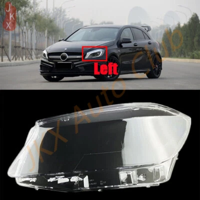 For Mercedes Benz A-Class W176 2012-2016 Left Side Headlight Lens Shell + Glue x - image 1 of 4