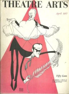 Theatre Arts Magazine April 1957 Eugene O'Neill Jose Quintero Hirschfeld Idol - Picture 1 of 1