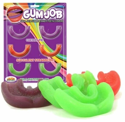 Gum Job Oral Sex Gummy Candy Teeth Covers Blowjob Oral Sex Toys for Men Couples - Image 1 of 4