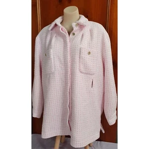 Authentic La Pausa Pink Tweed Chanel Jacket - Picture 1 of 15