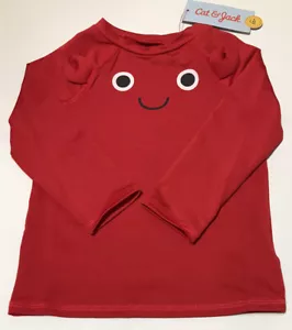 CAT & JACK Baby Boys Red Crab Swim Rash Guard Shirt Top NWT Size 18 Months - Picture 1 of 4