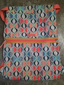 Vera Bradley Go Fish Nylon Women's Foldable Packable Backpack Travel Bag - Picture 1 of 6