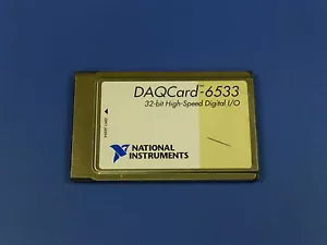 Tarjeta National Instruments DAQCard-6533 PCMCIA NI DAQ, E/S digital - Imagen 1 de 3
