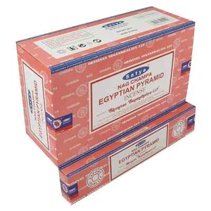 Satya Nag Champa Egyptian Pyramid Incense Sticks Agarbatti 180g Home Fragrance - Picture 1 of 3
