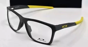 Oakley Activate A OX8169F-0457 Satin Pavement Eyeglasses Frames Grey Yellow New - Picture 1 of 5