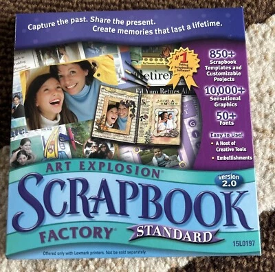 Art Explosion Scrapbook/ Humorous Card Combo 2CD ROM Factory Standard Version2.0 - Image 1 of 3