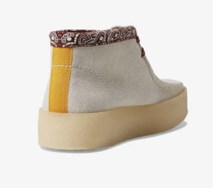 Clarks Herren Wallabee Cup Stiefel Wildleder WEISS INTERESSE 26167977 Größe 13 - Bild 1 von 9