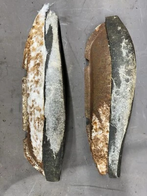 1956 Chevy BelAir Nomad descanso de braço capota rígida interior apoio de braço base de passagem 150 210 fabricante de equipamento original - Imagem 1 de 4