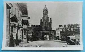 Postcard East Gate Warwick 'The Porridge Pot' Real Photograph No 6 unposted - Picture 1 of 2