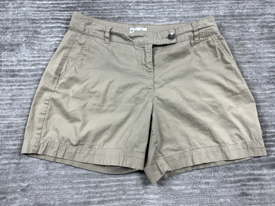 Pantalones Cortos Kim Rogers Mujer 6 Beige Mezcla Algodón Exterior Informal Foto 1 de 4