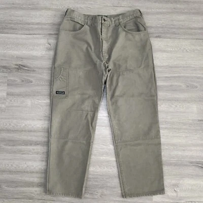 Arborwear Pants Mens 36x30 Green Flex Canvas Double Knee Heavy Duty Twill - Image 1 of 4