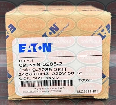 Eaton 9-3285-2 Coil 220-240V 50-60HZ AC  New In Box USA Stock - Image 1 of 4