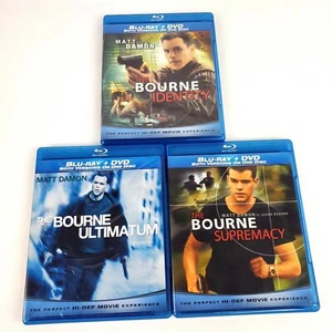 The Bourne Identity, Bourne Supremacy & Bourne Ultimatum (Blu-ray/DVD Combo)  - Imagen 1 de 12