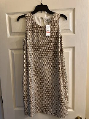 NWT Tommy Bahama Island Key Brown Sugar Sleeveless Shift Dress $225 XS - Image 1 of 4