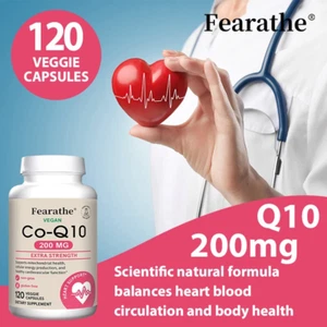Co Q10 Apoya Corazón Hígado Cerebro y Riñón Salud Antioxidante 120 Cápsulas - Imagen 1 de 7