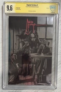 DISPUTED TERRITORY #1 MANGA EDITION SIGNED MICO SUAYAN THE CROW CBCS 9.8 W/COA - Picture 1 of 3