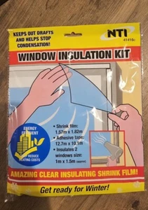 Window Isolate Kit Shrink Fit Double Glazing Film Draught - Picture 1 of 1