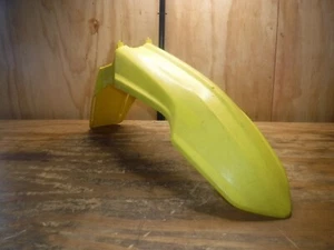 2009 RMZ450 Front Fender Plastic Body Yellow Plastics - Picture 1 of 6