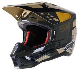 Alpinestars Large Helmet Rover Sand Camo Dirt Bike Supertech M5 SM5 L - Picture 1 of 3