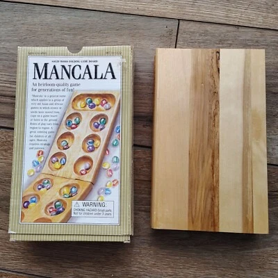 MANCALA GAME by CARDINAL INDUSTRIES - 2005 - COMPLETE! - Maple Wood - Image 1 of 4