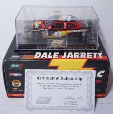 Revell Dale Jarrett #11 Rayovac Nascar Diecast Car 1:24 Scale 1999 Race Cars - Image 1 of 4