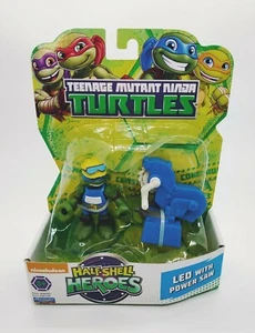 TMNT Half Shell Heroes Leo con Sierra de Poder figura NUEVA / Tortugas Ninja Leonardo - Imagen 1 de 3