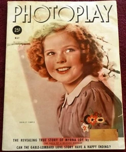 STUNNING SHIRLEY TEMPLE COVER + story Photoplay (5/38) movies L. Young M. Loy - Foto 1 di 13