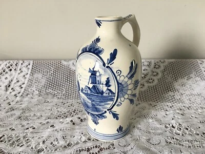 Delft Erven Lucas Bols Blue and White Jug/Bottle - Image 1 of 4