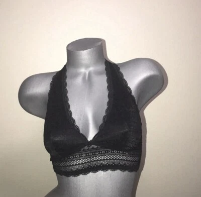 Victorias Secret Halter Wireless Lace Bralette Bra. Size Small. NWT - Image 1 of 4