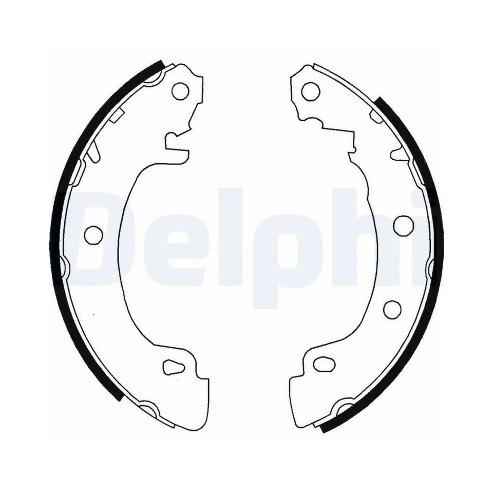 Bremsbackensatz DELPHI LS1724 für RENAULT, Hinterachse - Bild 1 von 1