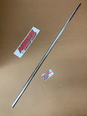 Corpo Mopar B 1968-70 moldura de linha de cinto acabamento cromado inoxidável porta poste carro destro - Imagem 1 de 3