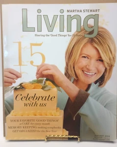 Revista de Colección Martha Stewart Living ENERO 2006 - CELEBRACIÓN DEL 15 ANIVERSARIO - Imagen 1 de 8