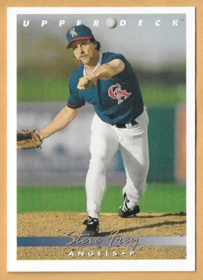 STEVE FREY ANGELS #750 - UPPER DECK NM-MT 1993 - Image 1 of 2