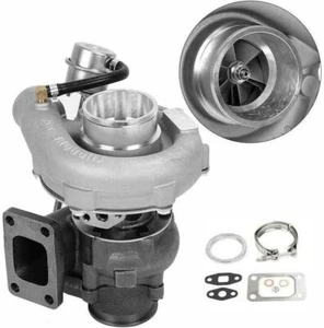 T3/T4 T04E V-BAND Turbocharger Turbo .63 A/R .5A/R Internal Wastegate Universal - Picture 1 of 5
