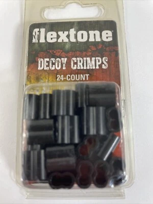 DUCK GOOSE DECOY CORD LINE ANCHOR CRIMPS 24 PACK NEW - Image 1 of 4