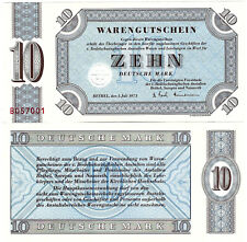 Voucher na banknoty UNC 10 Marka Niemiecka 1973 Betel P-NLB5 BARDZO RZADKO