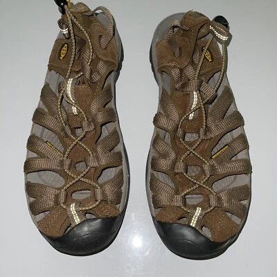 Men's Keen Waterproof Leather Sport Sandal Sz 8.5 closed toe EUC! — 第 1/4 张图片