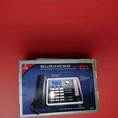 RCA ViSYS 25214 2-Line Corded Business Office Phone - Image 1 of 4