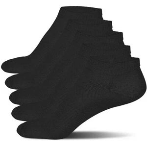 5 Pairs Women Ankle Socks Athletic Soft Low Cut Socks (Shoe Size: 5-8, D02-Bl... - Picture 1 of 6