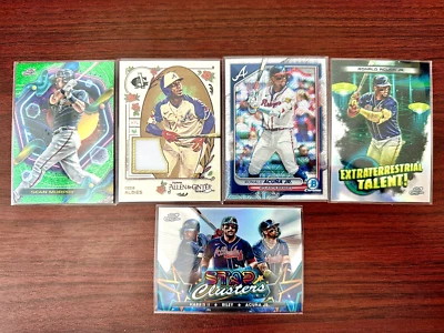 Assorted Atlanta Braves Lot - Inserts, Refractors, Serial Numbered, Relic, RCs - Image 1 of 2
