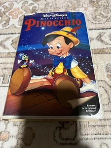 Pinocchio VHS Clamshell Disney Masterpiece - Bild 1 von 2