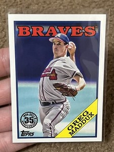 Greg Maddux 2023 Topps Series 1 1988 Topps 35th Anniversary #T88-57 Braves