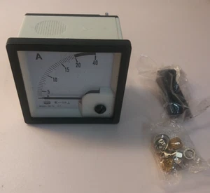 TEW SR-72 PANEL METER 0-40A NEW - Picture 1 of 12
