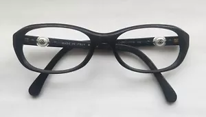 Authentic Chanel 3224-H c. 1283 Black Sparkle Glasses Frames Italy 51 16-135 - Picture 1 of 4