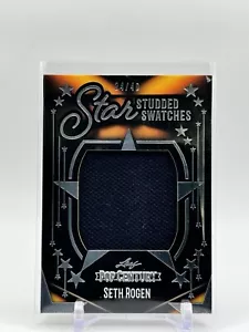 2023 Leaf Metal Pop Century Star Studded Swatches Silver #/40 Seth Rogen - Picture 1 of 2
