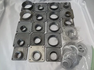 KONVOLUT (19) VERSCH. LEITUNGSMESSER NABENBUCHSEN + (50) REDUZIERSCHEIBEN - Bild 1 von 6