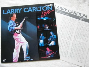 Larry Carlton LIVE JAPAN Laserdisc 60MIN NTSC 1987 Kirk Whalum John Pena - Picture 1 of 7