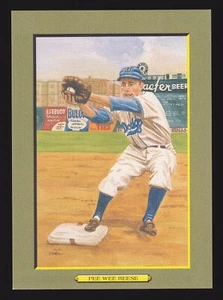 1988 Perez Steele Pee Wee Reese Dodgers sin firmar 5-3/4 x 8 tarjeta fotográfica #2 - Imagen 1 de 1