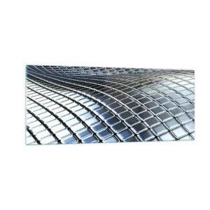 Cuadro Sobre Vidrio 100x40cm Cuadros Pared Metal estera cromo aluminio Wall Art - Imagen 1 de 10