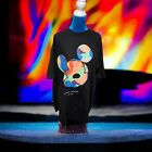 Disney Mickey Mouse Graphics Design Mouse Face Men’s 2xl Black T Shirt